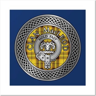 Clan MacLeod Crest & Tartan Knot Posters and Art